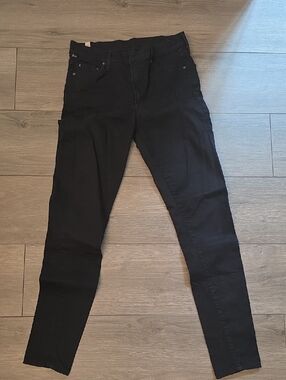 Citizens Of Humanity Rocket Highrise Skinny Black Jeans